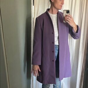Kristen Blake Vintage Lavender Wool Coat